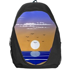 Vector Graphic Clipart Mountains Backpack Bag