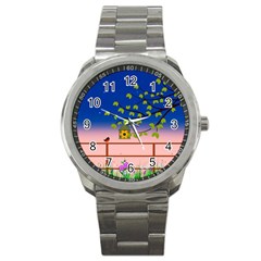 Vector Graphic Illustration Wallpaper Sport Metal Watch