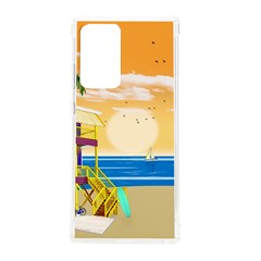 Vector Graphic Clipart Beach House Samsung Galaxy Note 20 Ultra Tpu Uv Case by Sarkoni