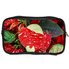 Poinsettia Christmas Star Plant Toiletries Bag (two Sides)