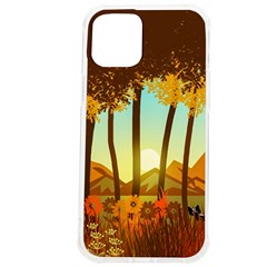 Mountains Fall Flowers Iphone 12 Pro Max Tpu Uv Print Case by Sarkoni