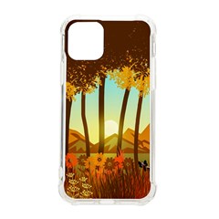 Mountains Fall Flowers Iphone 11 Pro 5 8 Inch Tpu Uv Print Case by Sarkoni