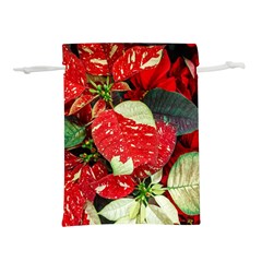 Poinsettia Christmas Star Plant Lightweight Drawstring Pouch (l)