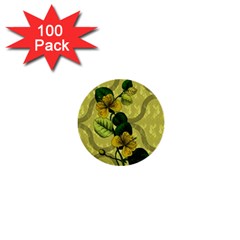 Flower Blossom 1  Mini Buttons (100 pack) 