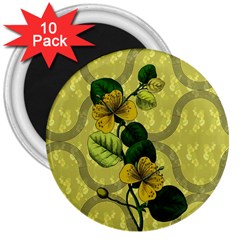 Flower Blossom 3  Magnets (10 pack) 