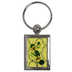 Flower Blossom Key Chain (Rectangle)