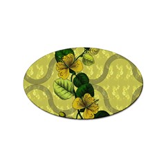 Flower Blossom Sticker Oval (100 pack)