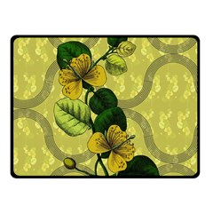 Flower Blossom Fleece Blanket (Small)