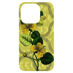 Flower Blossom iPhone 14 Pro Black UV Print Case