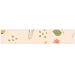 Spring Art Floral Pattern Design Large Premium Plush Fleece Scarf 