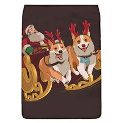 Christmas Santa Claus Dog Sled Removable Flap Cover (l) by Sarkoni