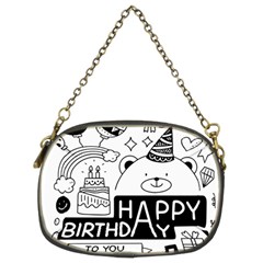 Happy Birthday Celebration Party Chain Purse (two Sides)