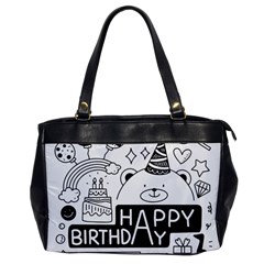 Happy Birthday Celebration Party Oversize Office Handbag