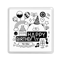 Happy Birthday Celebration Party Memory Card Reader (square)