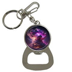 Cloud Heaven Storm Chaos Purple Bottle Opener Key Chain