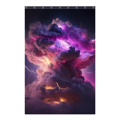 Cloud Heaven Storm Chaos Purple Shower Curtain 48  X 72  (small) 