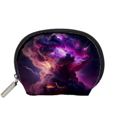 Cloud Heaven Storm Chaos Purple Accessory Pouch (small)