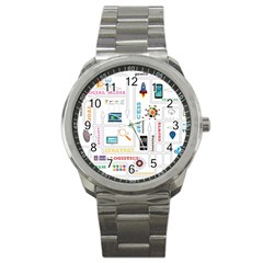 Illustrations Startup Business Organization Sport Metal Watch