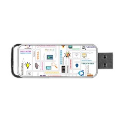 Illustrations Startup Business Organization Portable Usb Flash (one Side)