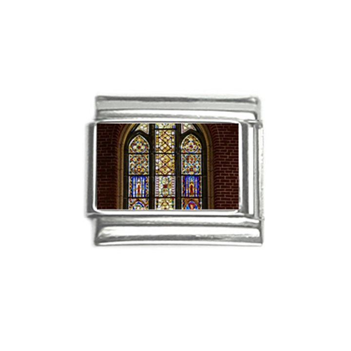 Stained Glass Window Old Antique Italian Charm (9mm)