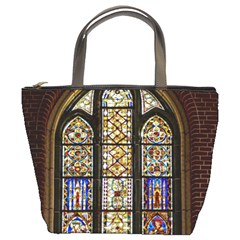 Stained Glass Window Old Antique Bucket Bag