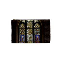 Stained Glass Window Old Antique Cosmetic Bag (small)