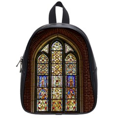 Stained Glass Window Old Antique School Bag (small)