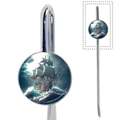 Pirate Ship Boat Sea Ocean Storm Book Mark