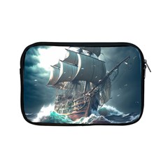 Pirate Ship Boat Sea Ocean Storm Apple Ipad Mini Zipper Cases by Sarkoni