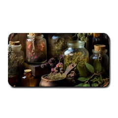 Apothecary Old Herbs Natural Medium Bar Mat