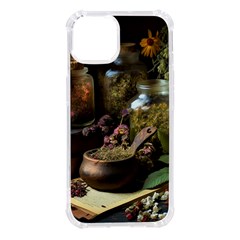 Apothecary Old Herbs Natural Iphone 14 Tpu Uv Print Case by Sarkoni