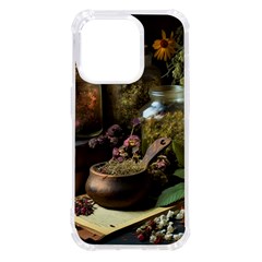 Apothecary Old Herbs Natural Iphone 14 Pro Tpu Uv Print Case by Sarkoni