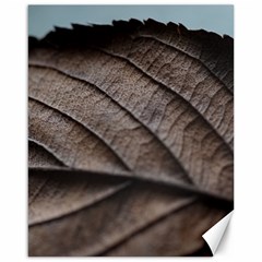 Leaf Veins Nerves Macro Closeup Canvas 16  X 20  by Amaryn4rt