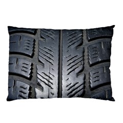 Mature Black Auto Altreifen Rubber Pattern Texture Car Pillow Case (two Sides) by Amaryn4rt