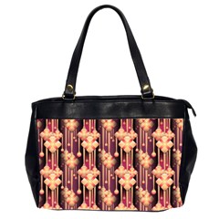 Seamless Pattern Oversize Office Handbag (2 Sides)