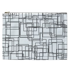 Structure Pattern Network Cosmetic Bag (xxl) by Amaryn4rt