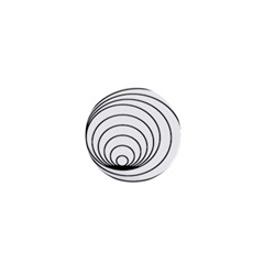 Spiral Eddy Route Symbol Bent 1  Mini Magnets by Amaryn4rt