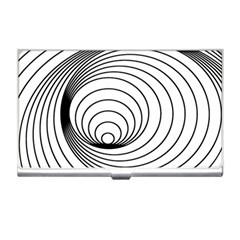 Spiral Eddy Route Symbol Bent Business Card Holder by Amaryn4rt