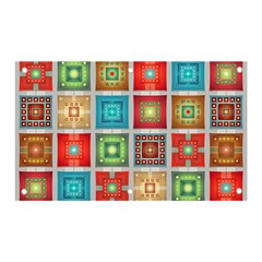 Tiles Pattern Background Colorful Banner And Sign 5  X 3 