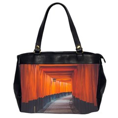 Architecture Art Bright Color Oversize Office Handbag (2 Sides)