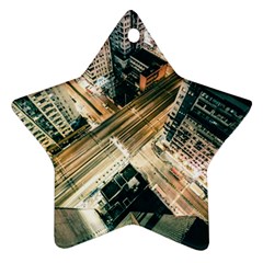 Architecture Buildings City Star Ornament (two Sides) by Amaryn4rt
