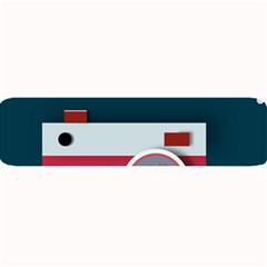 Camera Vector Illustration Large Bar Mat by Amaryn4rt