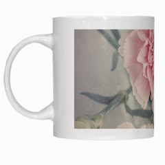 Cloves Flowers Pink Carnation Pink White Mug