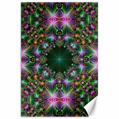 Digital Kaleidoscope Canvas 24  X 36 