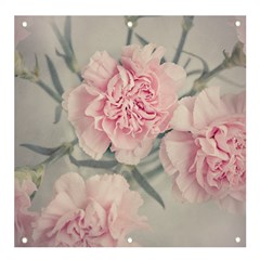 Cloves Flowers Pink Carnation Pink Banner and Sign 4  x 4 