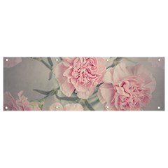 Cloves Flowers Pink Carnation Pink Banner and Sign 9  x 3 