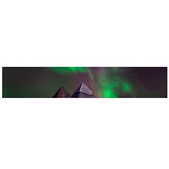 Fantasy Pyramid Mystic Space Aurora Large Premium Plush Fleece Scarf  by Grandong