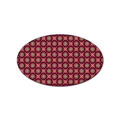 Kaleidoscope Seamless Pattern Sticker Oval (100 Pack)