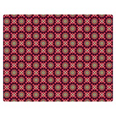 Kaleidoscope Seamless Pattern Two Sides Premium Plush Fleece Blanket (medium)