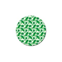 Tropical Leaf Pattern Golf Ball Marker (4 Pack)